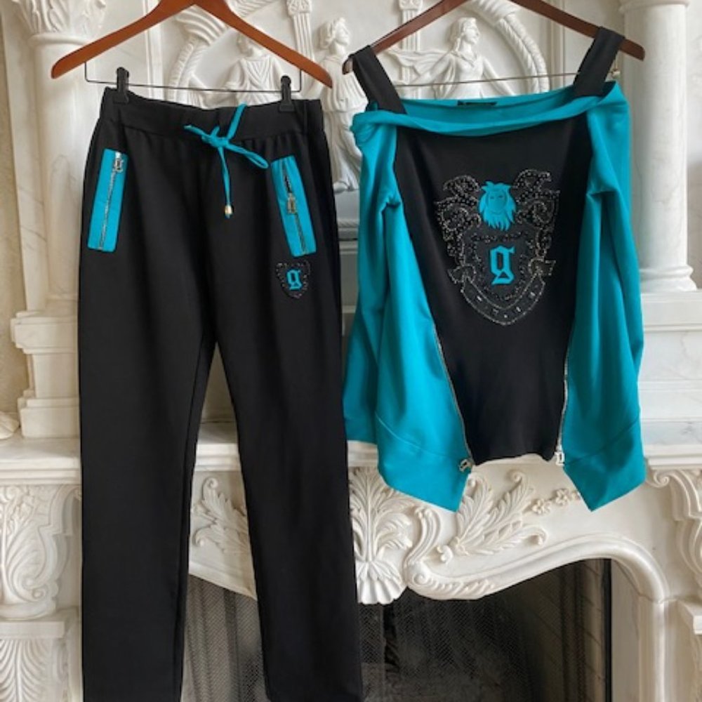 Fancy Sport Suit with rhinestone details